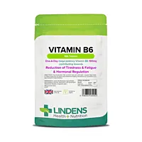 LINDENS Health + Nutrition Vitamín B6 (Pyridoxin hydrochlorid) 100 mg, 100 tablet