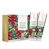 Naturtreu Beerenblase – Brusinkové práškové tyčinky s D-manózou a extraktem z dýňových semínek, 14 ks