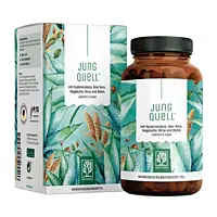 Naturtreu Pramen mládí – Komplex kyseliny hyaluronové, aloe vera, šipek a biotinu, 90 kapslí