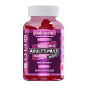 Nutrigums Adults Multi (Žvýkací multivitamíny pro dospělé), 60 ks.