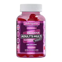 Nutrigums Adults Multi (Žuvýkací multivitamíny pro dospělé), 60 ks.