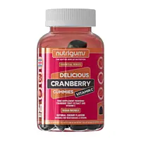 Nutrigums Cranberry (Žvýkací vitaminy s brusinkou a vitamínem C), 60 ks