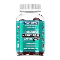 Nutrigums Happy Fibre Inulin (Žvýkací želé s vlákninou Inulin), 60 ks