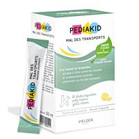Pediakid Lehké cestování – přírodní sirup na trávení pro děti (citronová příchuť), 10 x 5 ml sáčků