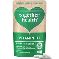 Together Health – Bioaktivní vitamín D3 z lišejníku (Cholekalciferol), 30 kapslí