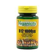 Veganicity vitamín B12 1000µg (Cyanocobalamin), 90 vegan tablet Veganicity vitamín B12 1000µg (Cyanocobalamin), 90 vegan tablet