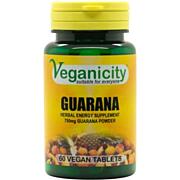 Veganicity Guarana 750 mg, 60 vegan tablet Veganicity Guarana 750 mg, 60 vegan tablet