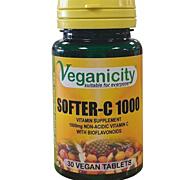 Veganicity Softer Vitamin C nekyselý 1000 mg, 30 tablet