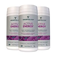 Vegetology Active Energy - Proti únavě a vyčerpání, 60 kapslí (3 ks s dopravou zdarma)