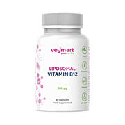 Vegmart Lipozomální Vitamin B12 (methylkobalamin) 550 µg, 60 kapslí
