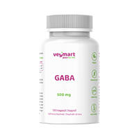 Vegmart GABA 500 mg, 120 kapslí