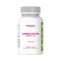 Vegmart Ginkgo Biloba 400 mg, 90 kapslí