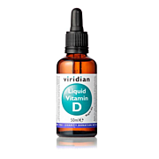 Viridian Tekutý vitamín D3 2000 IU, kapky 50 ml Viridian Tekutý vitamín D3 2000 IU, kapky 50 ml
