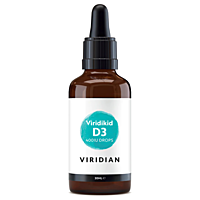 Viridian Viridikid Vitamin D pro děti 400 IU, kapky 30 ml